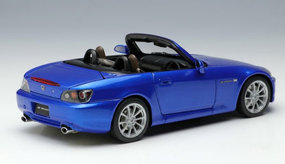 [ Back-order ] Make Up EIDOLON EM677A 1:43 Honda S2000 (AP2) 2005 Bermuda Blue Pearl