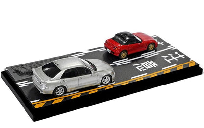 [ Back-order ] MODELER'S MD64214 1:64 Initial D Set Vol.14 Sakamoto Cappuccino & Nobuhiko Akiyama Altezza