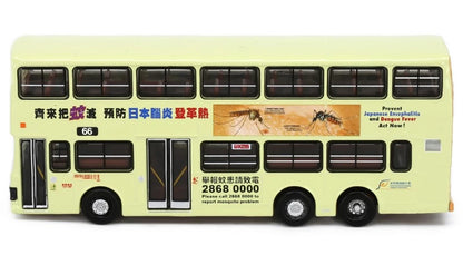 [ Back-order ] TINY KMB2022067 1:110 Tiny City  KMB VOLVO Olympian 11m Prevent Dengue Fever (66) Diecast