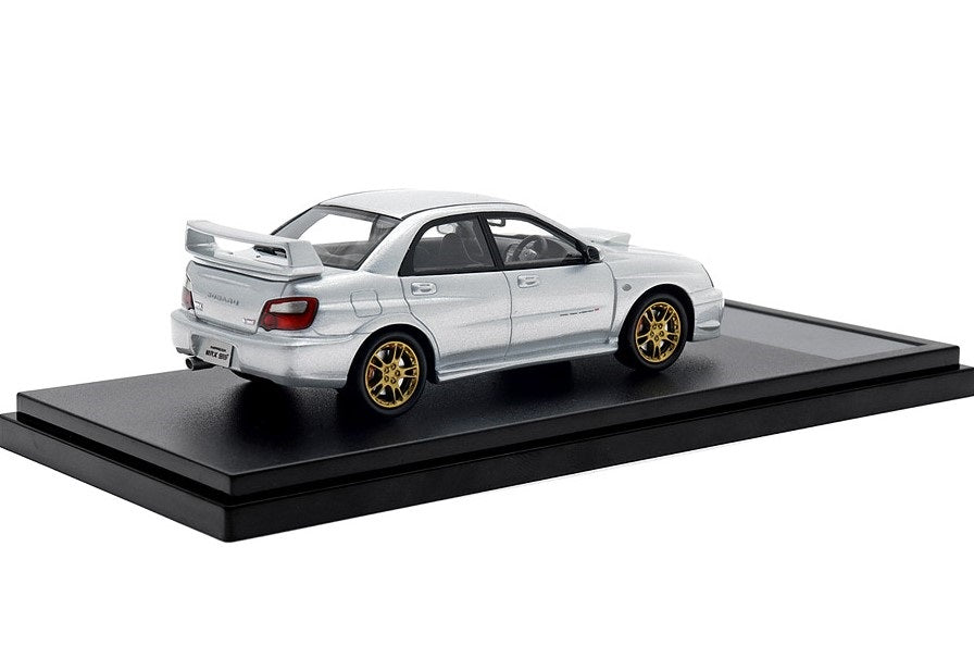 [ Back-order ] Hi-Story HS433SL 1:43 Subaru IMPREZA WRX STi (2002) Premium Silver Metallic Resin