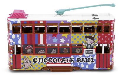 [ Back-order ] TINY CCRA002 1:120 Tiny City Chocolate Rain Streetcar Diecast