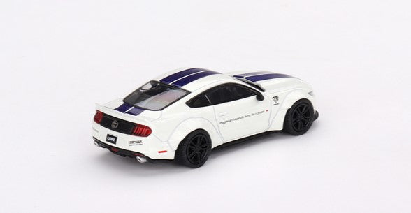 MGT00646-L TSM MINI-GT 1:64 LB WORKS Ford Mustang White LHD