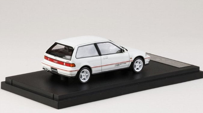 [ Back-order ] MARK43 PM4396MW 1:43 Honda Civic (EF9) SiR II With MUGEN RNR Wheel White