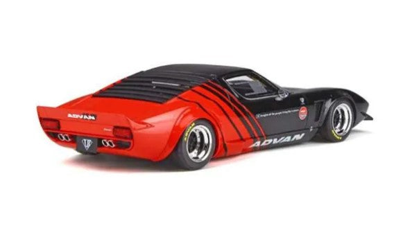 GTS033KJ GT SPIRIT 1:18 LB WORKS Miura Black / Red