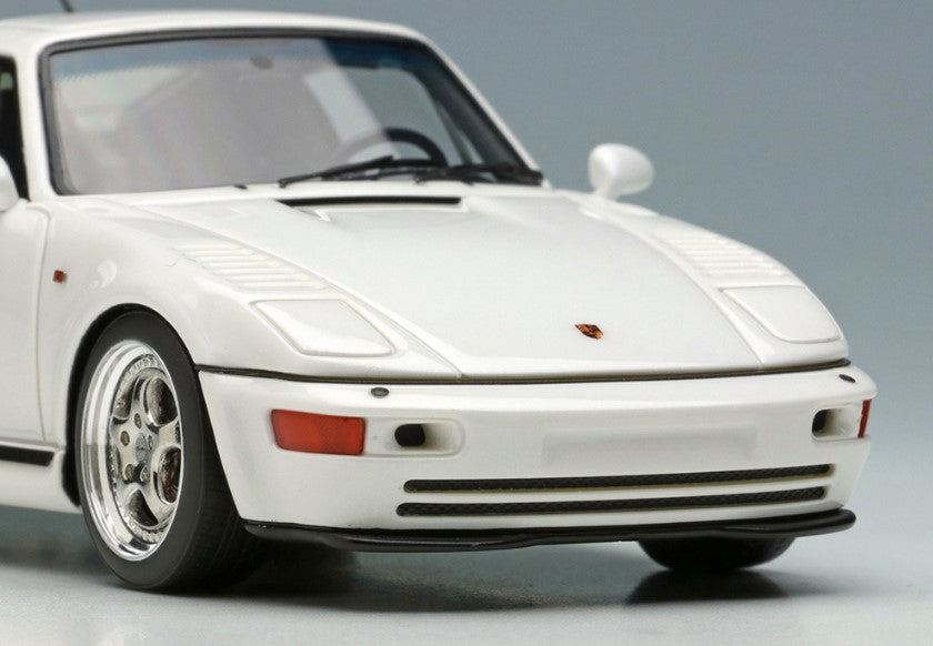 [ Back-order ] Make Up VISION VM161D 1:43 Porsche 911 (964) Turbo S Exclusive Flat Nose 1994 (For Japanese Market) Pearl White