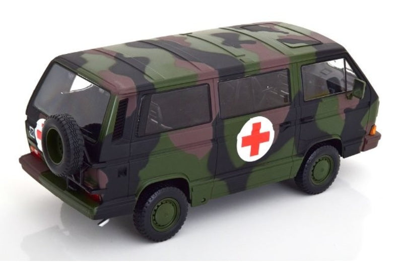KKDC180969S KK scale 1:18 Volkswagen VW Bus T3 Syncro 1987 Army Ambulance
