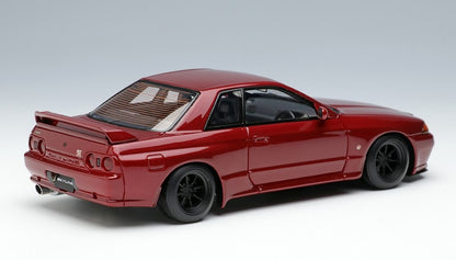 [ Back-order ] Make Up EIDOLON EM424D 1:43 Nissan Skyline GT-R (BNR32) (RS Watanabe 8 spoke wheels) Red Pearl Metallic