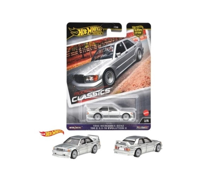 HRV98-9866 Hot Wheels Car Culture Modern Classics Mercedes-Benz 190 E 2.5-16 Evolution II 10pcs/1box