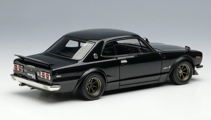 [ Back-order ] Make Up VISION VM273E 1:43 Nissan Skyline 2000 GT-R (KPGC10) 1971 Chin Spoiler (RS Watanabe 8 spoke wheel) Black