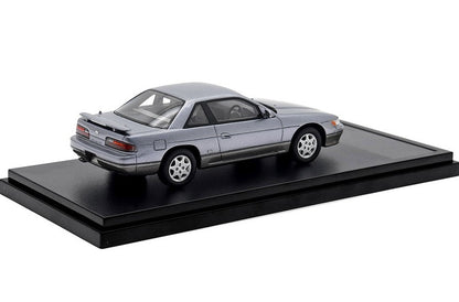 [ Back-order ] Hi-Story HS450PP 1:43 NISSAN SILVIA Q's DIA PACKAGE (1991) Purplish Silver Two Tone Resin