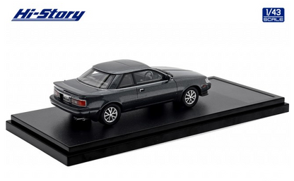 [ Back-order ] Hi-Story HS455GY 1:43 Toyota CORONA COUPE 2000 GT-R (1985) Dark Gray M Resin