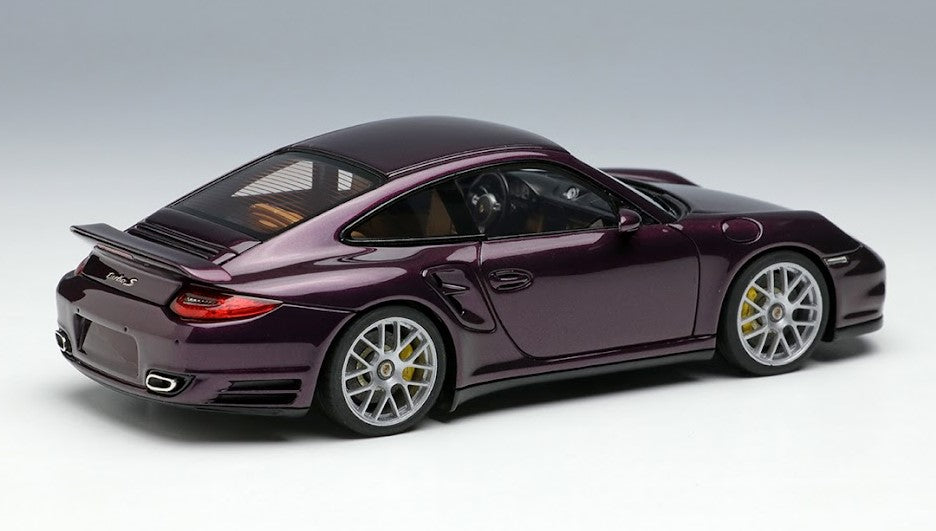 [ Back-order ] Make Up EIDOLON EM604H 1:43 Porsche 911 (997.2) Turbo S 2011 Amethyst Metallic