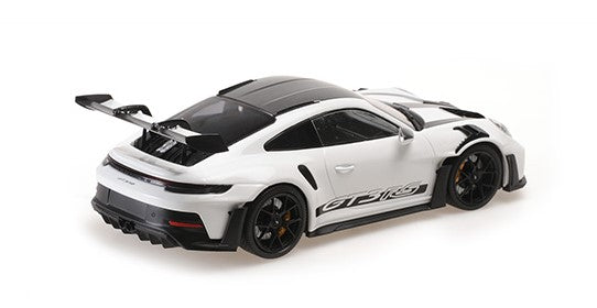 155062230 MINICHAMPS 1:18 Porsche 911 (992) GT3 RS 2023 White/Black Wheels & Decorations