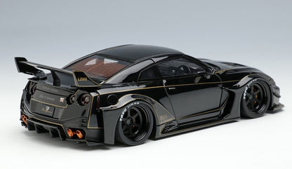 [ Back-order ] Make Up EIDOLON LB012G 1:43 LB-Silhouette Works GT 35GT-RR Black/Gold Stripe