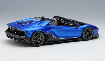 [ Back-order ] Make Up EIDOLON EM637D 1:43 Lamborghini Aventador LP780-4 Ultime Roadster 2021 (Diansus wheel) Blue Egeus