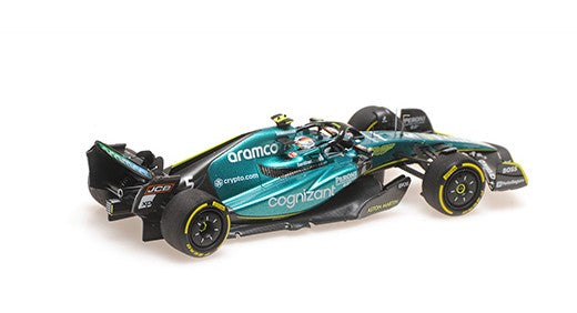 417222205 MINICHAMPS 1:43 Aston Martin Aramco Cognizant F1 Team AMR22 S.Vettel Abu Dhabi GP 2022 Last Race