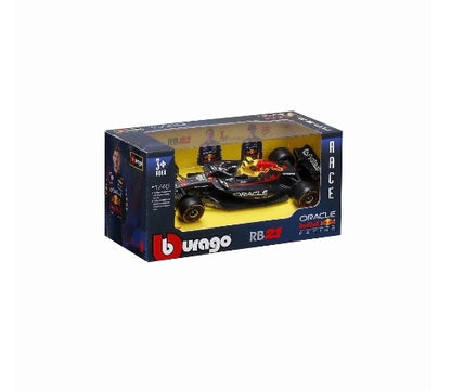 BUR38233T BBURAGO 1:43 Oracle Red Bull Racing RB21 2025 Bahrain GP #22 Yuki Tsunoda Window Box