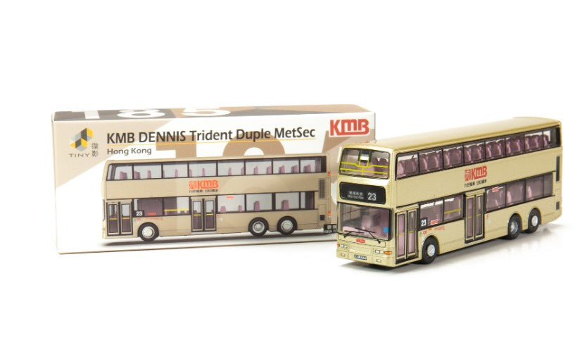 [ Back-order ] TINY KMB2019002 Tiny City No.185 KMB DENNIS Trident Duple MetSec Bus (23) Diecast