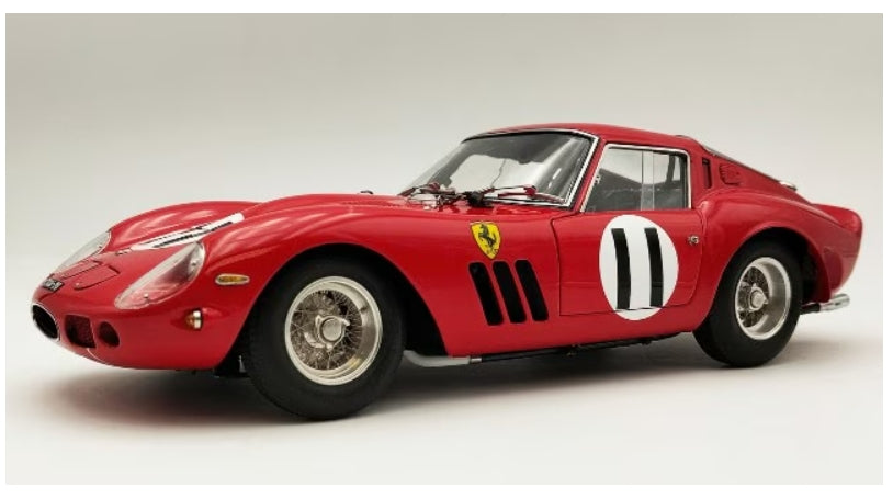 M-249 CMC 1:18 Ferrari 250 GTO, RHD, Chassis #3647 2nd place 1000km de Paris, Montlhery 1962, John Surtees, Mike Parkes, #11