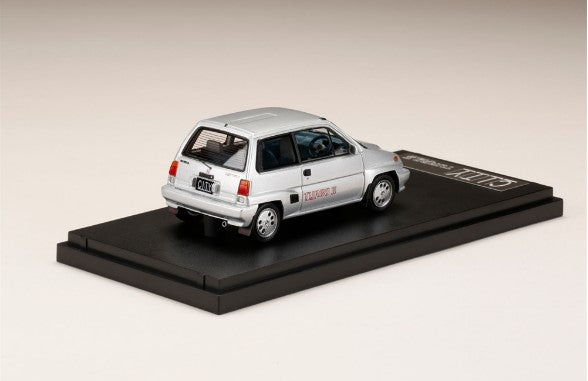 [ Back-order ] MARK43 PM43139AS 1:43 Honda CITY TURBO II 1983 With Option Aluminum Wheel Quartz Silver Metallic