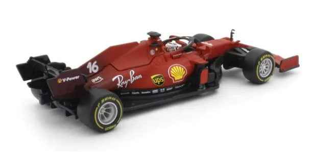 18-36828L Bburago 1:43 Ferrari SF21(2021) #16 C.Leclerc Clear Case