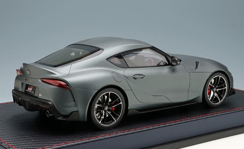 [ Back-order ] Make Up IDEA IM039A 1:18 Toyota GR Supra RZ 2019 Matte Storm Gray Metallic