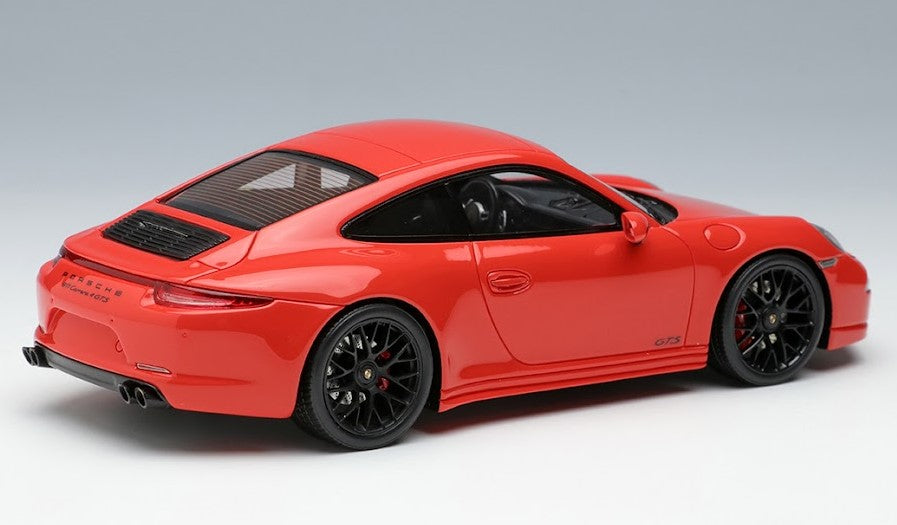 [ Back-order ] Make Up EIDOLON EM629I 1:43 Porsche 911 (991) Carrera 4 GTS 2014 Lava Orange