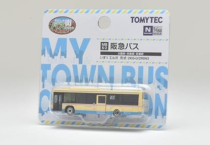 [ Back-order ] TOMYTEC 330080 My Town Bus Collection (MB5-2) Hankyu Bus Diorama Supplies