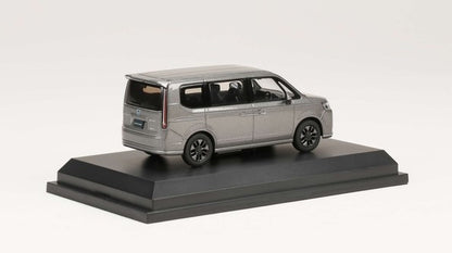 [ Back-order ] Hobby Japan HJ432004GM 1:43 Honda STEP WGN e:HEV SPADA Super Platinum Gray Metallic