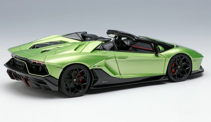 [ Back-order ] Make Up EIDOLON EM635C 1:43 Lamborghini Aventador LP780-4 Ultime Roadster 2021 Verdeisaka / Black Accent