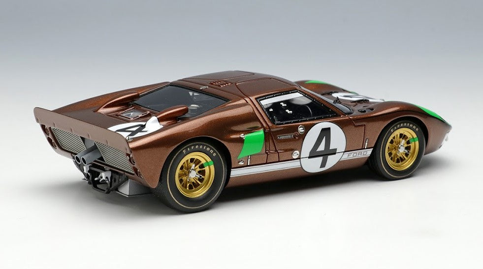 [ Back-order ] Make Up EIDOLON EM301E 1:43 GT40 Mk.II Le Mans 24h 1966 "Hallman Moody" #4