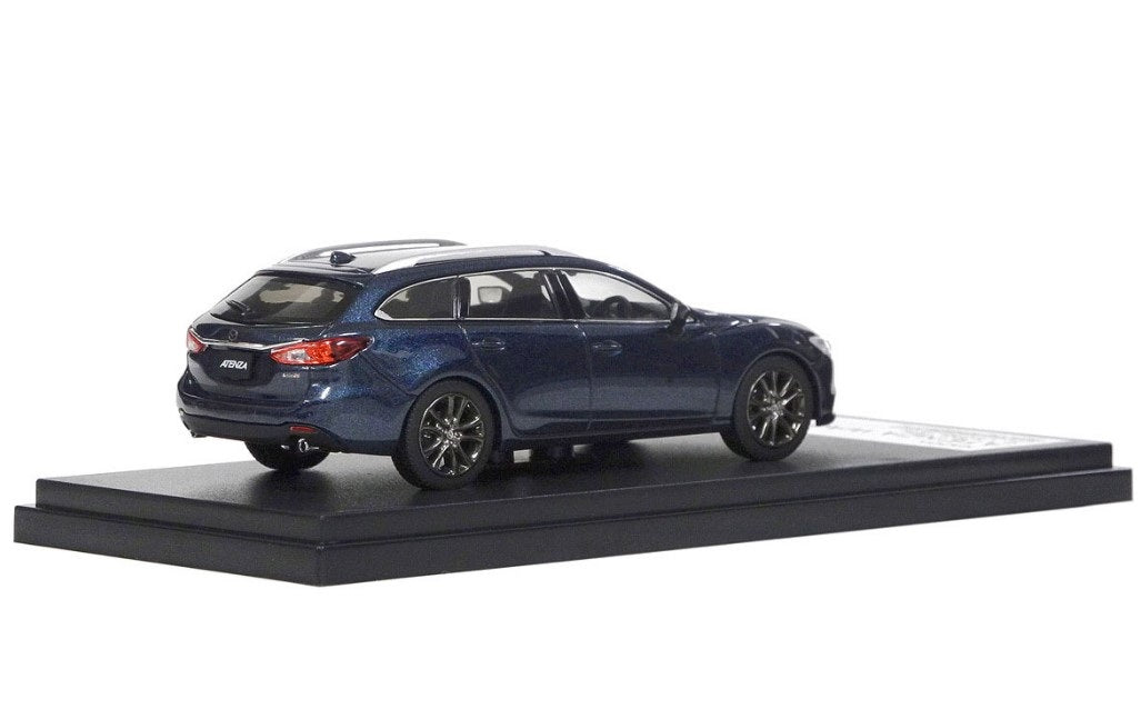 [ Back-order ] Hi-Story HS138DB 1:43 MAZDA ATENZA WAGON (2016) Deep Crystal Blue Mica Diecast