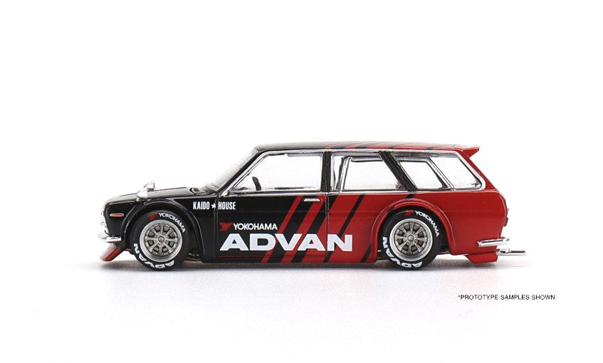 KHMG033 TSM MINI-GT 1:64 Nissan Datsun KAIDO 510 WAGON ADVAN RHD