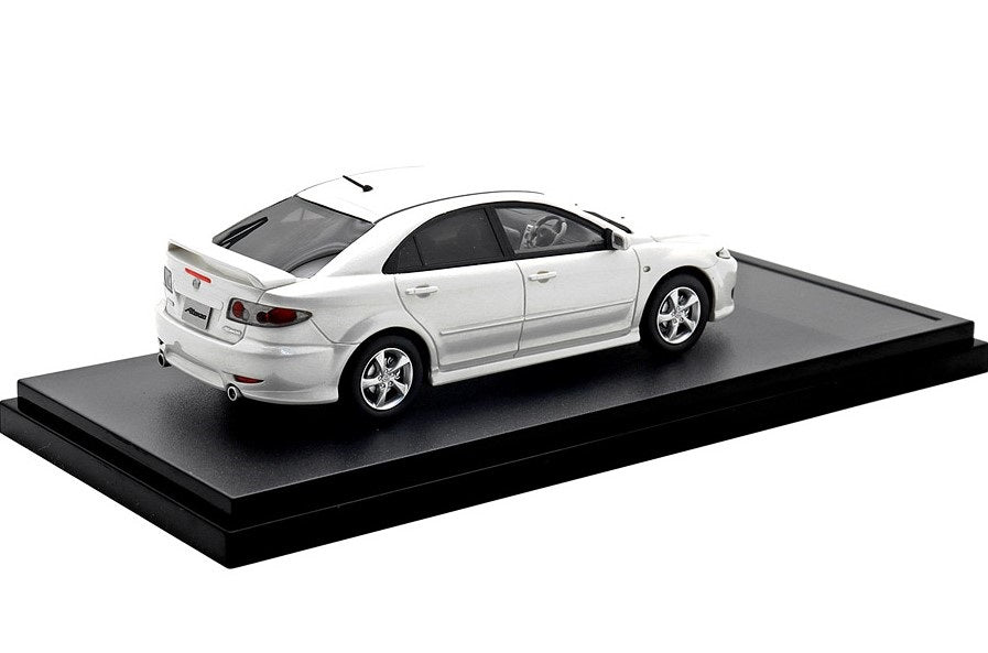 [ Back-order ] Hi-Story HS436WH 1:43 MAZDA ATENZA Sports 23S (2002) Snowflake White Pearl Mica Resin