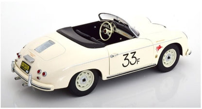 KKDC120096 KK scale 1:12 Porsche 356 A Speedster No.33 1955 White