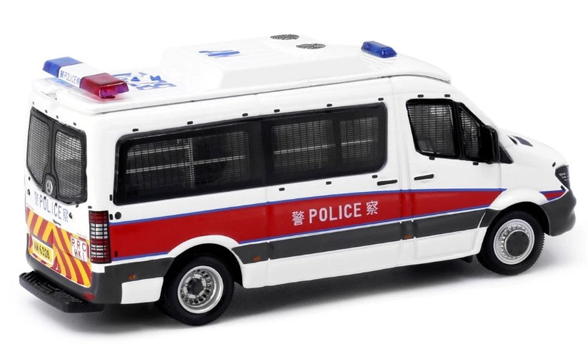 [ Back-order ] TINY ATC65081 1:76 Tiny City No.164 Mercedes Benz Sprinter FL Police (with mesh window shields) Diecast