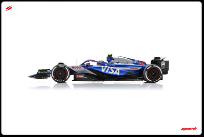 18S985 Spark 1:18 Visa Cash App RB Formula One Team VCARB 01 #22 TBC Saudi Arabia Saudi Arabian GP2024 Yuki Tsunoda