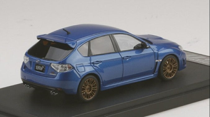 [ Back-order ] MARK43 PM4370SBL 1:43 Subaru Impreza WRX STI (GRB) Car with genuine options WR Blue Mica