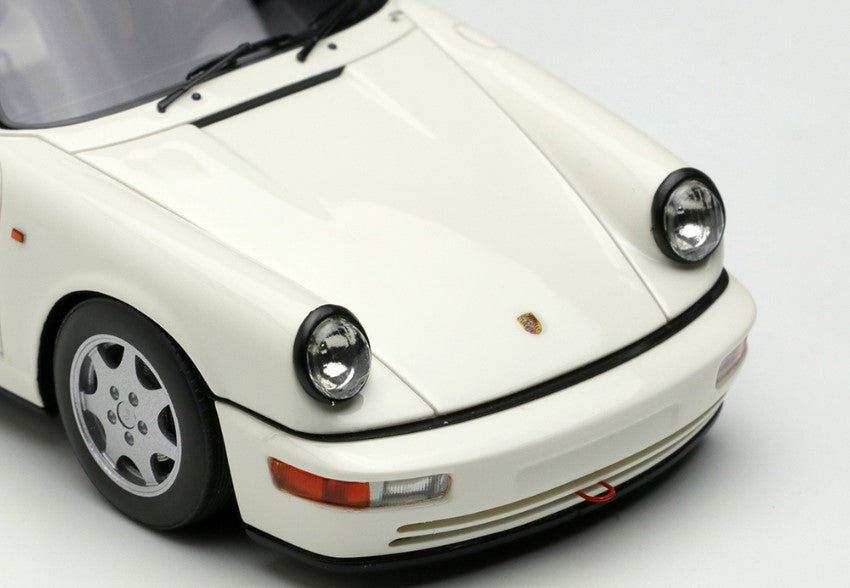 [ Back-order ] Make Up VISION VM164A 1:43 Porsche 911(964) Carrera 4 Lightweight 1990 White