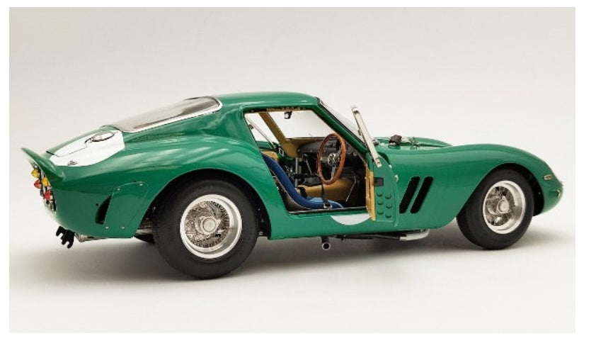 M-248 CMC 1:18 Ferrari 250 GTO, RHD, Chassis #4491 2nd at GT+2.0-British GP GT race Silverstone 1963, David Piper, #44