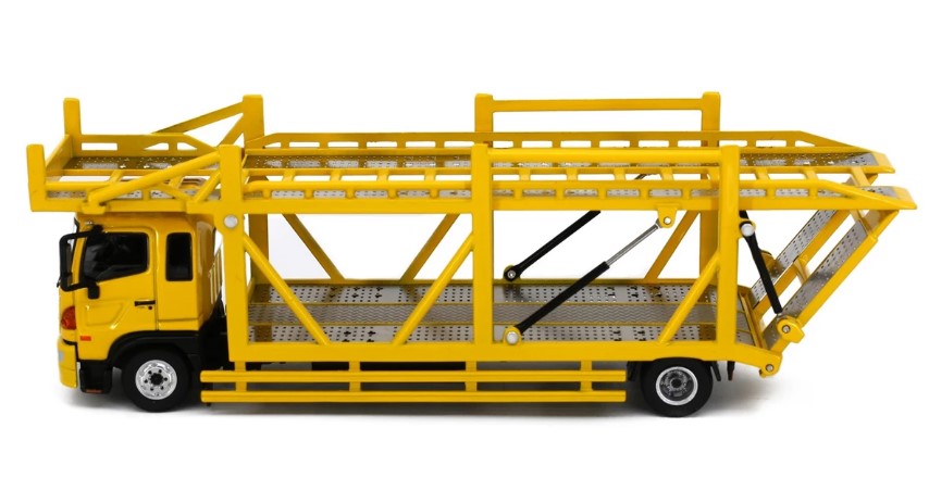 [ Back-order ] TINY ATC66030-E 1:64 Tiny City Hino 500 (Hino Ranger) Car Carrier Yellow Diecast