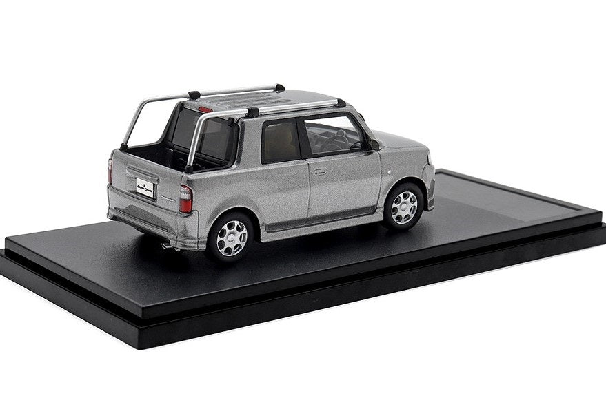 [ Back-order ] Hi-Story HS430GY 1:43 Toyota bB Open Deck (2001) Gray Metallic Resin