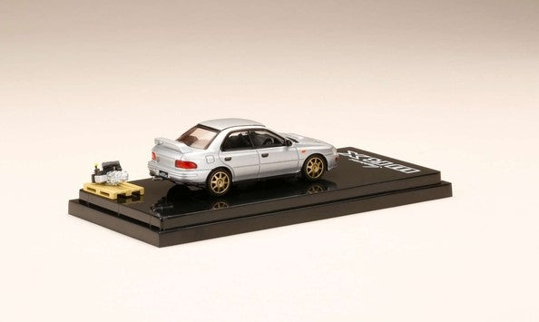 [ Back-order ] Hobby Japan HJ642013BS 1:64 Subaru IMPREZA WRX (GC8) 1992 Customized Version with Engine Display Model