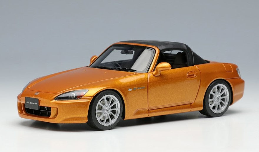 [ Back-order ] Make Up EIDOLON EM677F 1:43 Honda S2000 (AP2) 2005 New Imola Orange Pearl