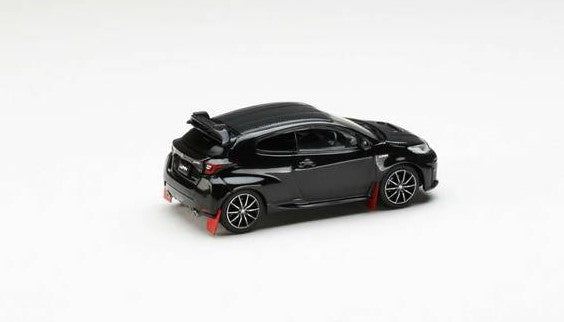 HJ643024RBK Hobby Japan 1:64 Toyota GRMN YARIS Rally Package w/GR Parts Precious Black Pearl