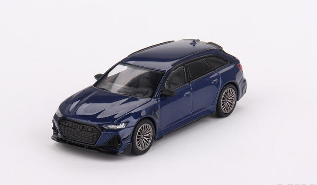 MGT00574-L TSM MINI-GT 1:64 Audi ABT RS6-R Navarra Blue Metallic LHD