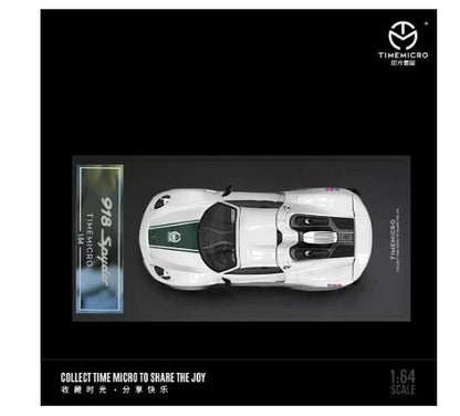 50222 TM Time Micro 1:64 Porsche 918 Dubai Police car