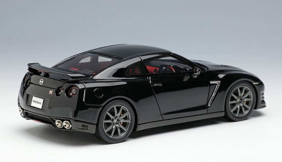 [ Back-order ] Make Up EIDOLON EM414F 1:43 Nissan GT-R 2014 (Premium Edition) Meteor Flake Black Pearl