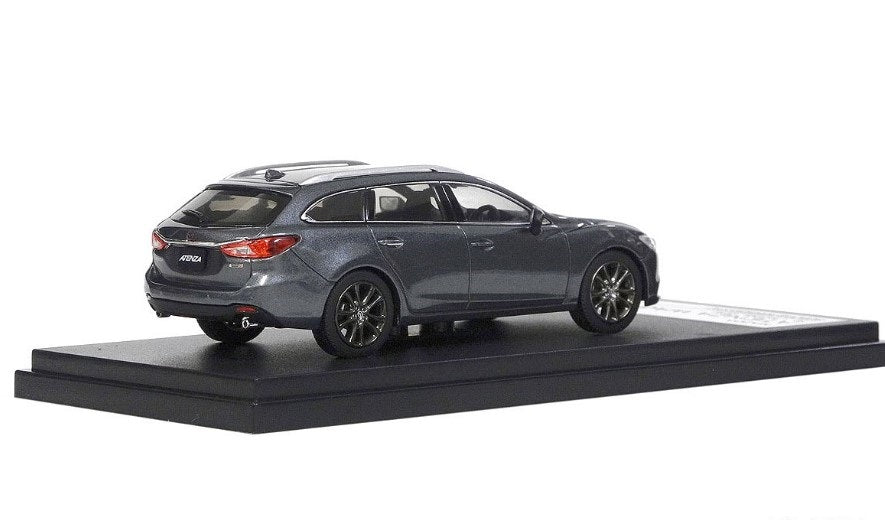 [ Back-order ] Hi-Story HS138GY 1:43 MAZDA ATENZA WAGON (2016) Machine Gray Premium Metallic Diecast