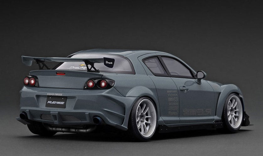 [ Back-order ] ignition model IG3180 1:18 Mazda RX-8 (SE3P) RE Amemiya Matte Gun Metallic